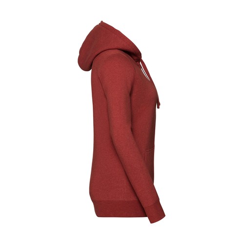 Ladies` Authentic Melange Zipped Hood Sweat - 5