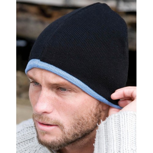 Soft Feel Cuffless Reversible Beanie thumbnail 5