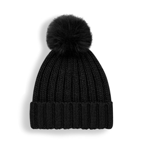 Bonnet Chunky Pop Pom Verbier thumbnail 5