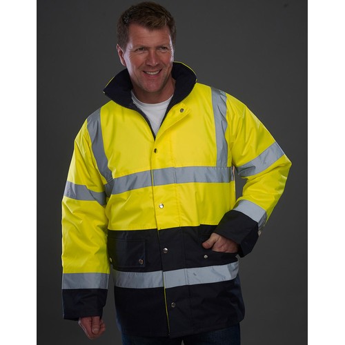Fluo 2 Tone Motorway Jacket - 1