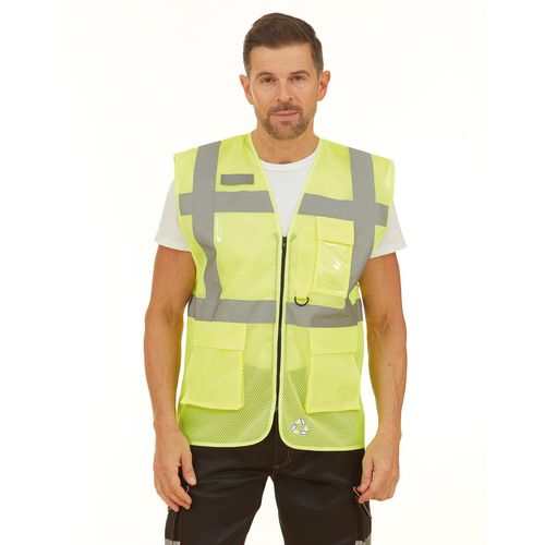 Fluo Open Mesh Executive Waistcoat - 2