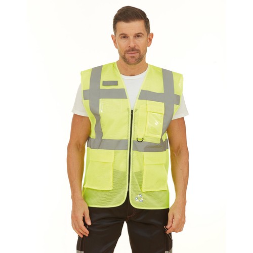 Fluo Open Mesh Executive Waistcoat - 3