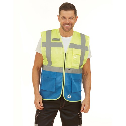 Fluo Open Mesh Executive Waistcoat - 1