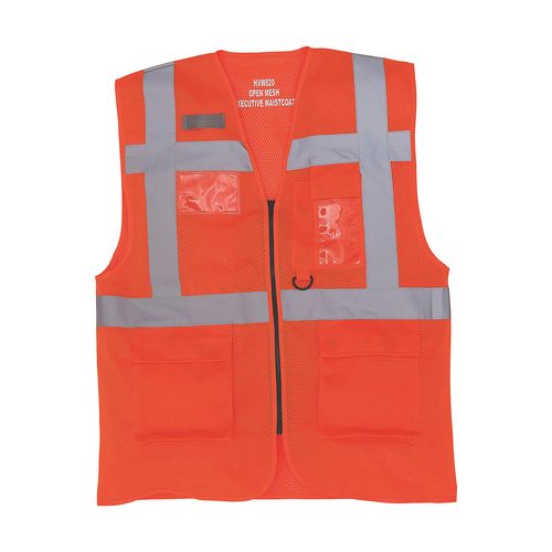 Fluo Open Mesh Executive Waistcoat - 4