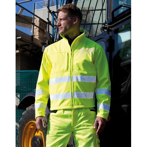 Hi-Vis Softshell Jacket - 1