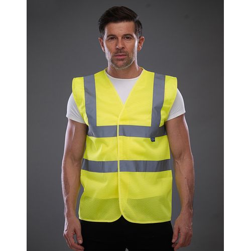 Fluo Open Mesh Waistcoat - 2