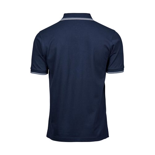 Luxury Stripe Stretch Polo - 5