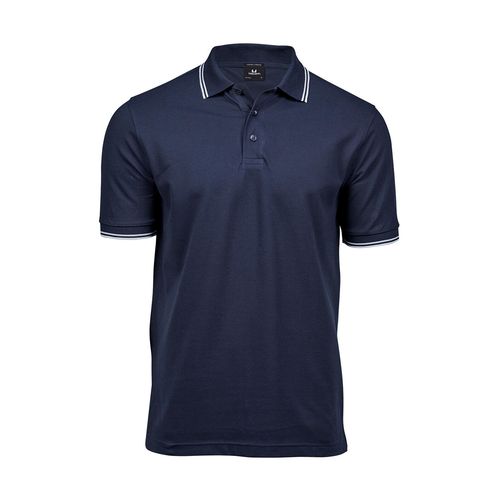 Luxury Stripe Stretch Polo - 3
