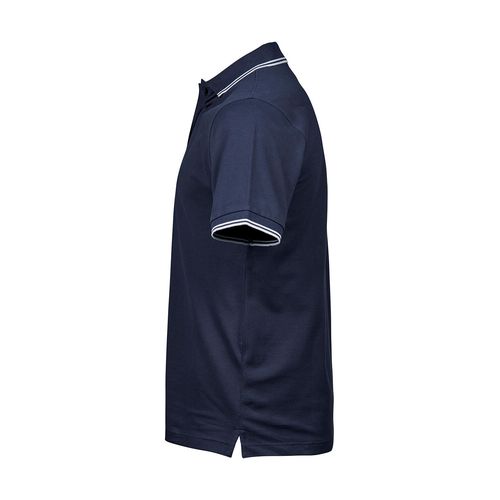 Luxury Stripe Stretch Polo - 4