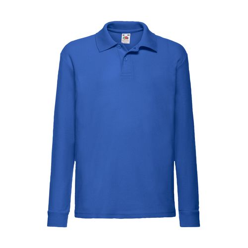 Kids` 65/35 Long Sleeve Polo - 8
