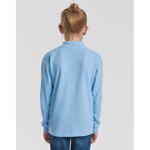 Kids 65/35 Long Sleeve Polo thumbnail 5