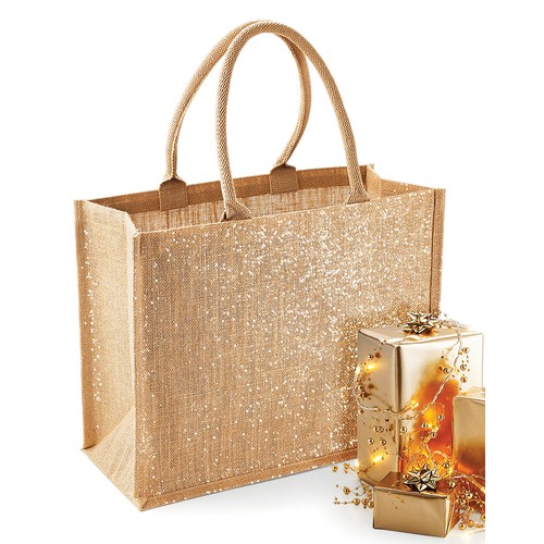 Shimmer Jute Shopper thumbnail 4