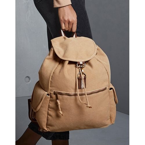 Vintage Canvas Backpack - 1
