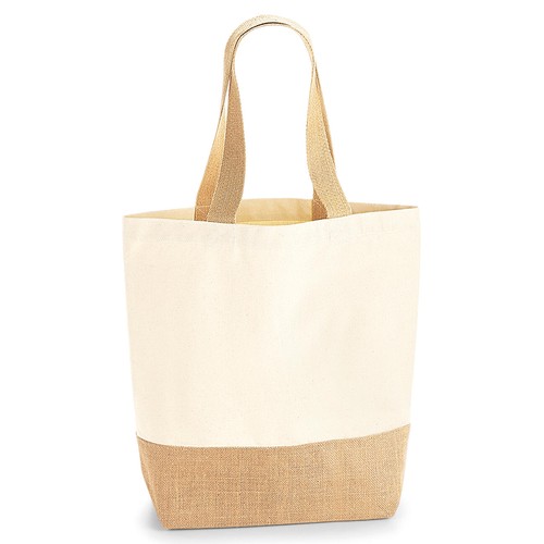 Jute Base Canvas Shopper thumbnail 4