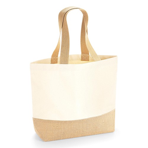 Jute Base Canvas Tote thumbnail 4