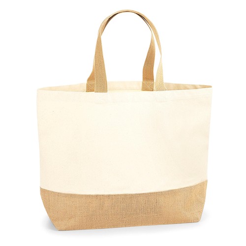 Jute Base Canvas Tote XL thumbnail 4