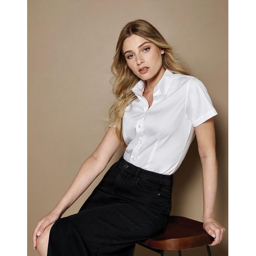 Women`s Tailored Fit Premium Oxford Shirt SSL - 10