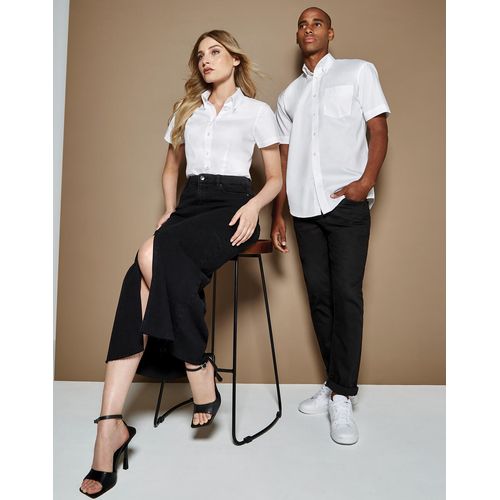 Women`s Tailored Fit Premium Oxford Shirt SSL - 3