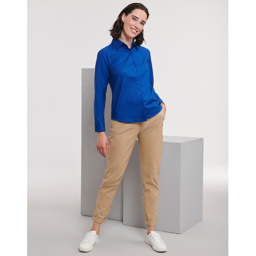Ladies` Classic Oxford Shirt LS thumbnail 6