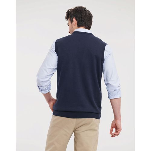 Adults` V-Neck Sleeveless Knitted Pullover - 5