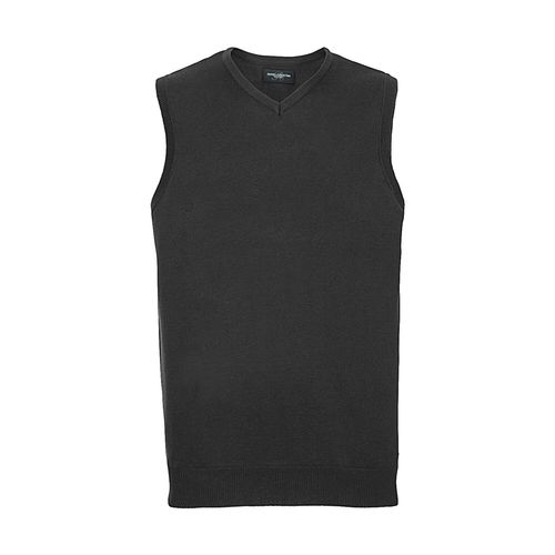 Adults` V-Neck Sleeveless Knitted Pullover - 6