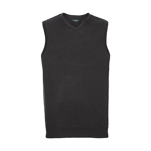 Adults` V-Neck Sleeveless Knitted Pullover - 12