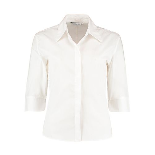 Women`s Tailored Fit Continental Blouse 3/4 Sleeve - 8