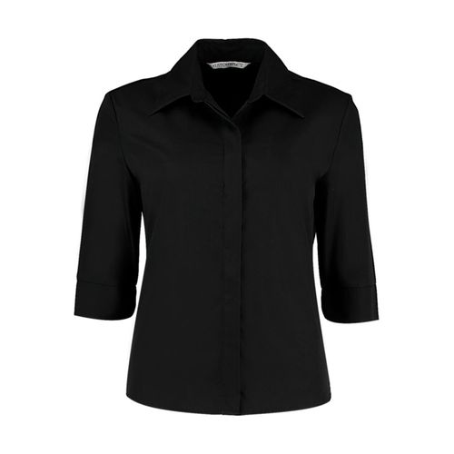 Women`s Tailored Fit Continental Blouse 3/4 Sleeve - 4