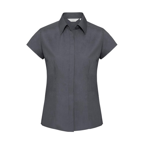 Ladies` Fitted Poplin Shirt - 2