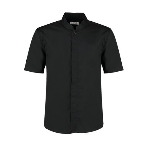 Tailored Fit Mandarin Collar Shirt SSL - 6