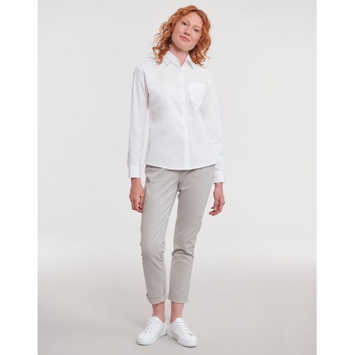 Ladies` Cotton Poplin Shirt LS - 3