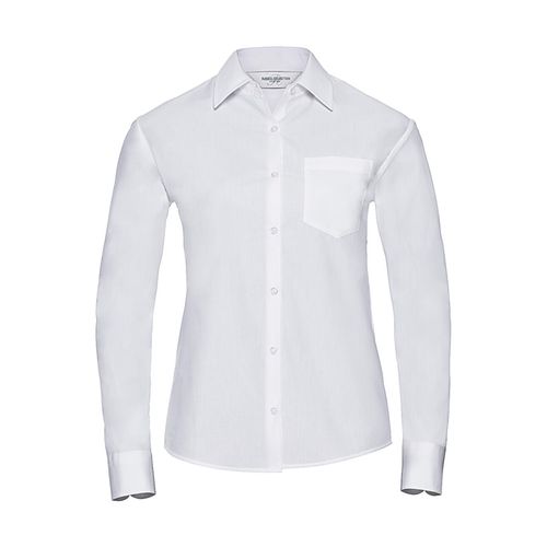 Ladies` Cotton Poplin Shirt LS - 12