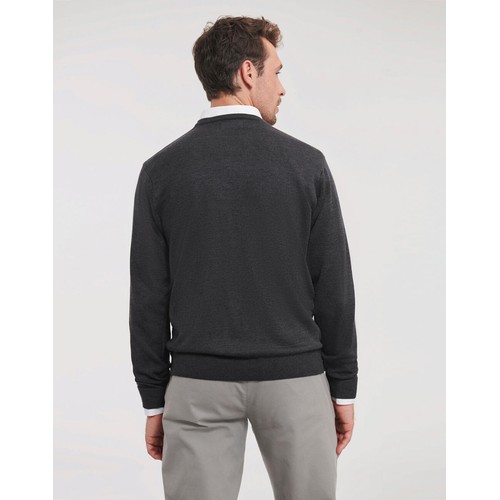 Men`s V-Neck Knitted Pullover thumbnail 4