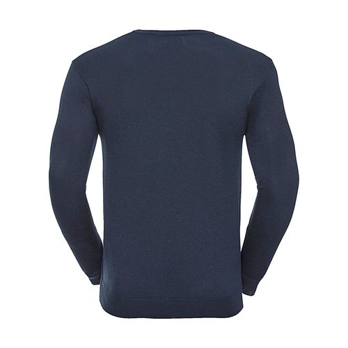 Men`s V-Neck Knitted Pullover - 7