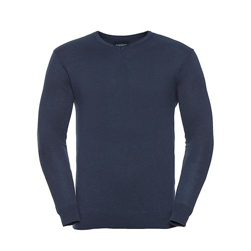 Men`s V-Neck Knitted Pullover - 5