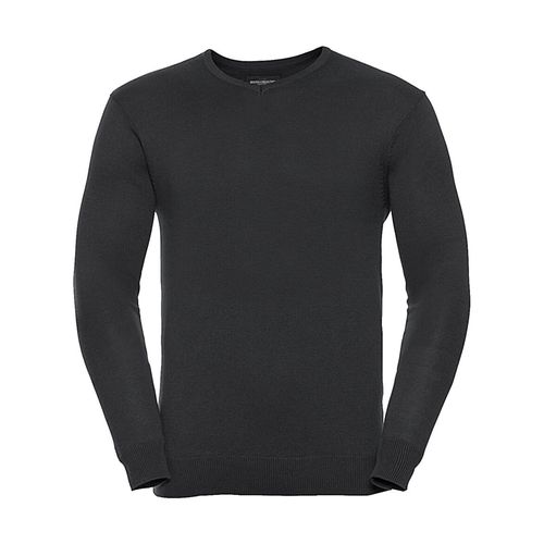 Men`s V-Neck Knitted Pullover - 11