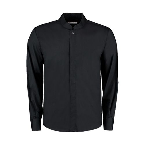 Tailored Fit Mandarin Collar Shirt - 2