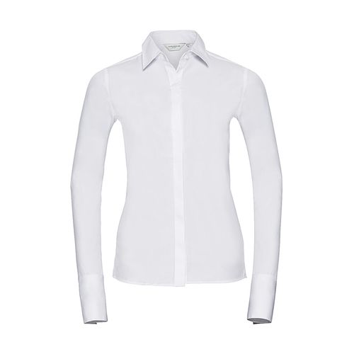 Ladies` LS Ultimate Stretch Shirt - 12