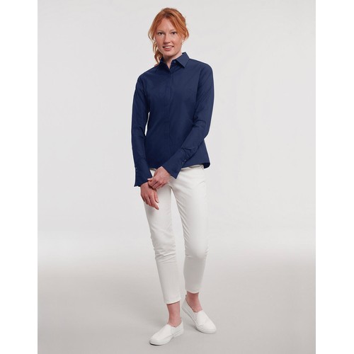 Ladies` LS Ultimate Stretch Shirt thumbnail 6