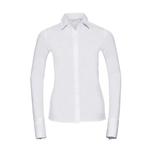 Ladies` LS Ultimate Stretch Shirt - 5
