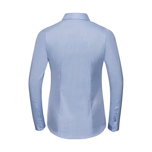 Ladies` LS Herringbone Shirt - 7