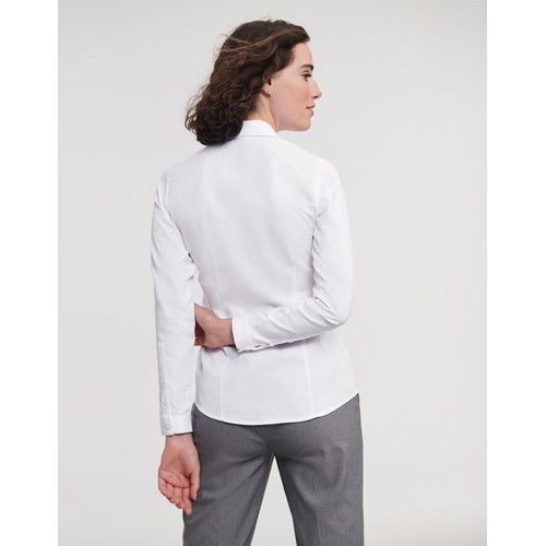 Ladies` LS Herringbone Shirt thumbnail 7