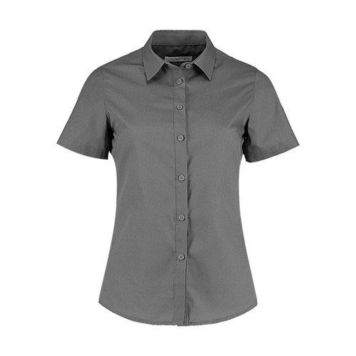 Women`s Tailored Fit Poplin Shirt SSL - 2
