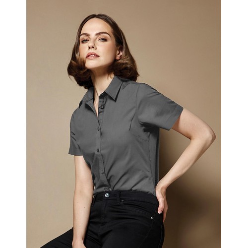 Women`s Tailored Fit Poplin Shirt SSL - 1