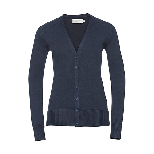 Ladies’ V-Neck Knitted Cardigan thumbnail 7