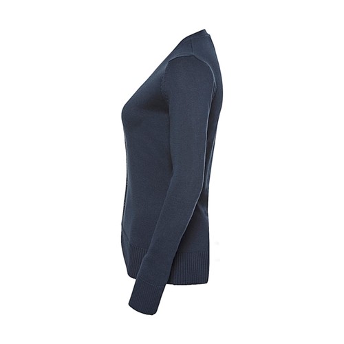 Ladies’ V-Neck Knitted Cardigan thumbnail 8