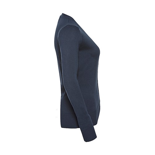 Ladies’ V-Neck Knitted Cardigan thumbnail 10