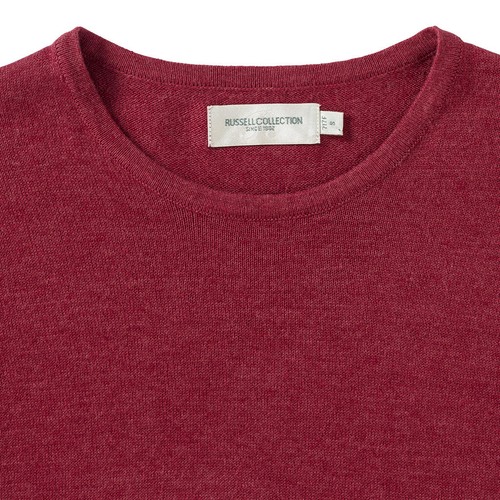 Ladies` Crew Neck Knitted Pullover - 7