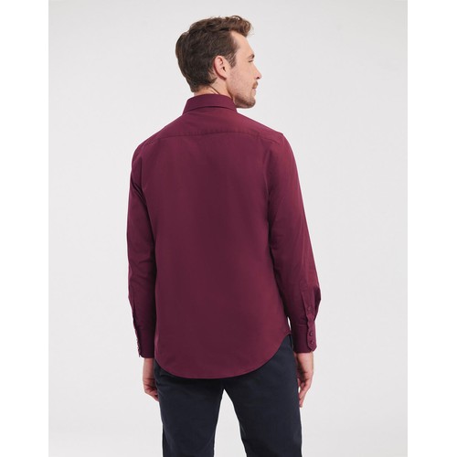 Fitted Long Sleeve Stretch Shirt thumbnail 7