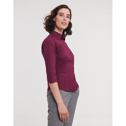 Ladies` 3/4 Sleeve Easy Care Fitted Shirt - 2